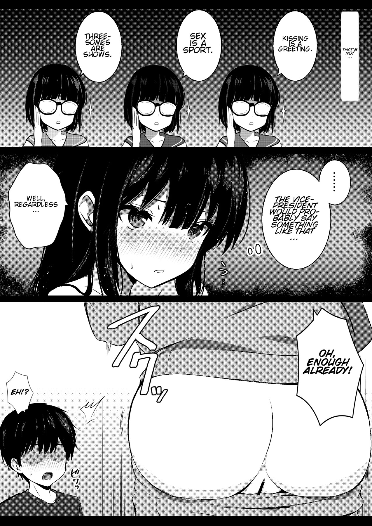 Hentai Manga Comic-I can't resist the temptation of her younger sister. 3-Read-7